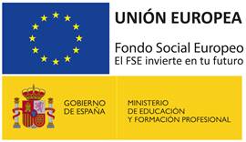 Aulas financiadas con Fondo Social Europeo.